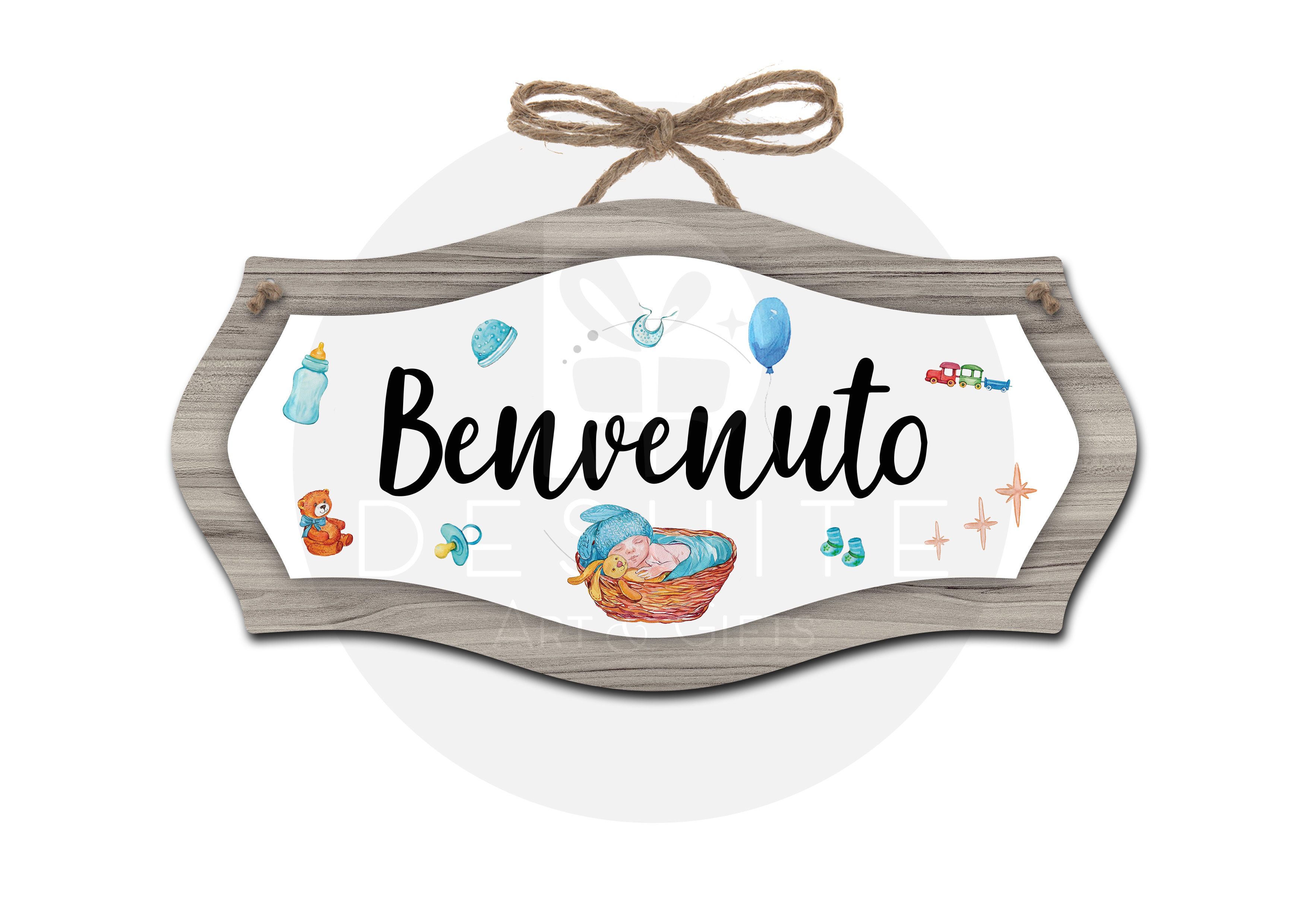 Targhetta Benvenuto Nascita