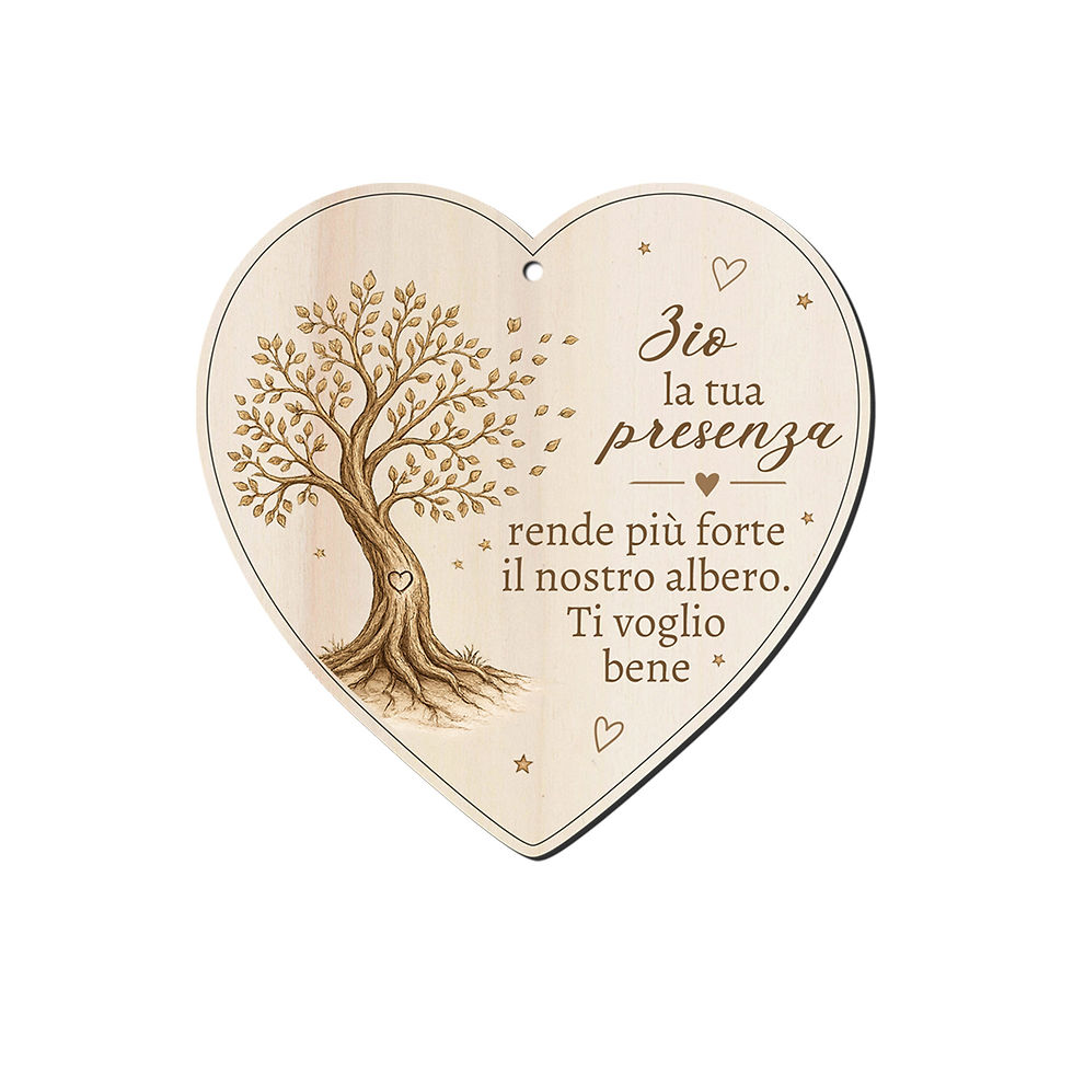 Miniatura: Radici del Cuore - Cuore con Albero della Vita stampato