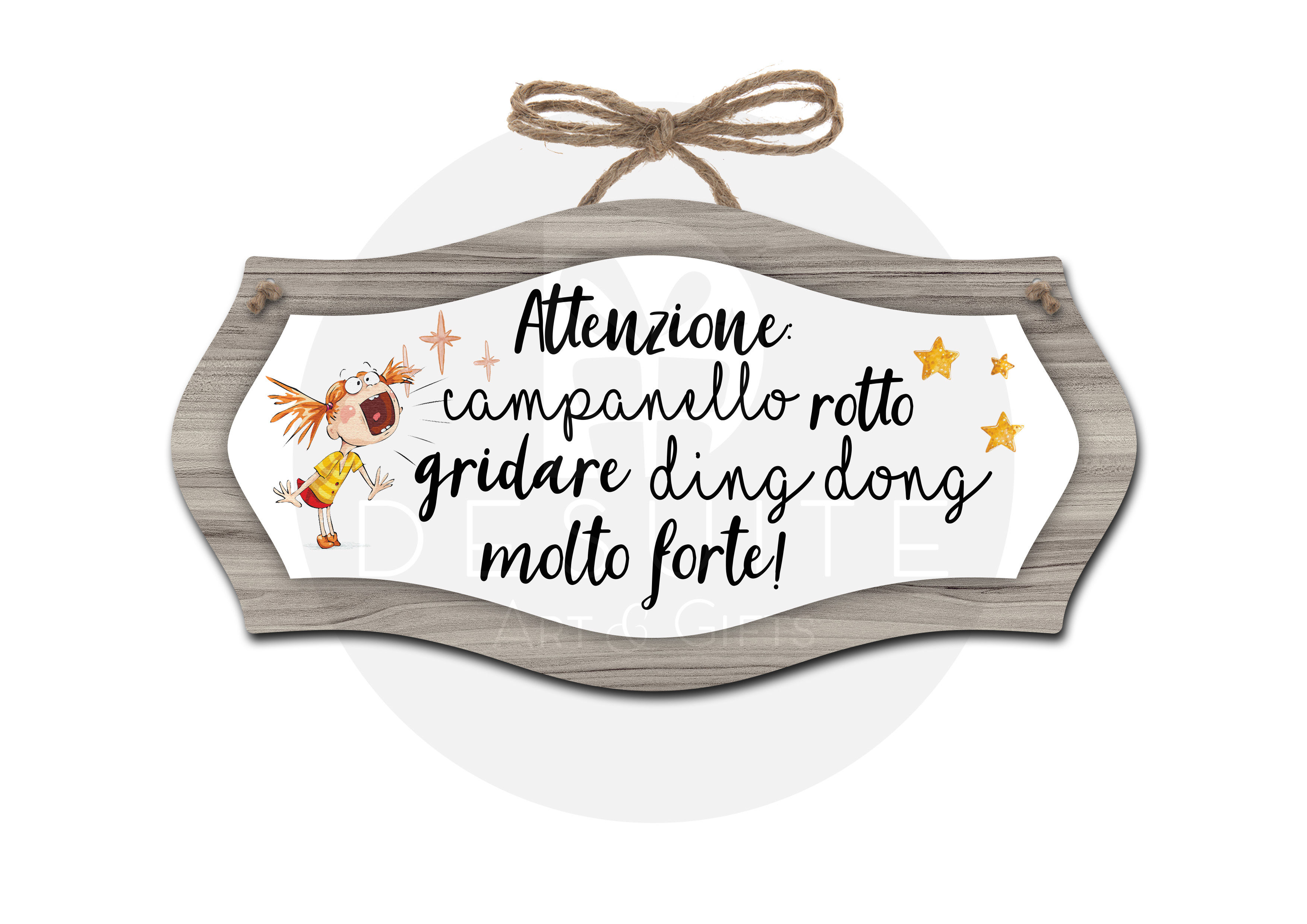 Targhetta Campanello rotto