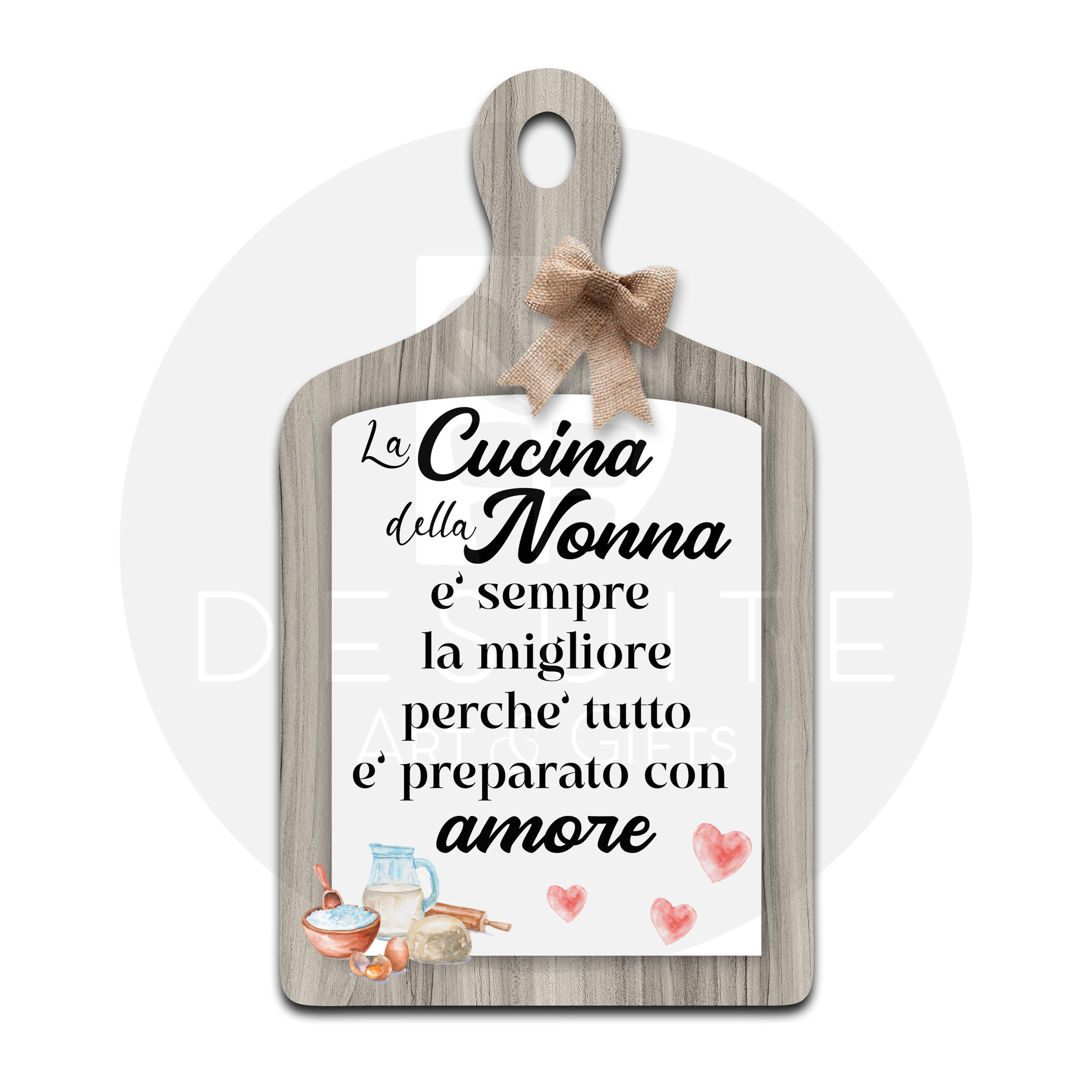 Tagliere decorativo Cucina della Nonna