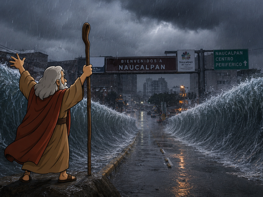 Fuertes lluvias en Naucalpan