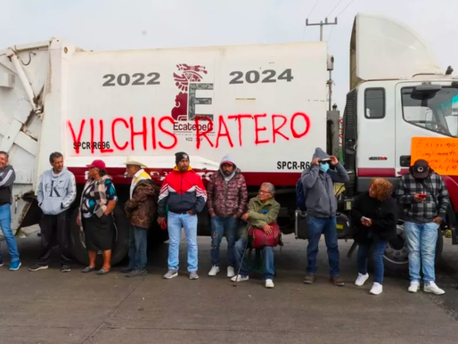 Trabajadores de SAPASE denuncian falta de pagos en Ecatepec