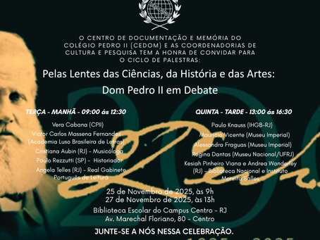 Ciclo de palestras sobre D. Pedro II na Biblioteca