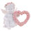 Thumbnail: Cherub with Pink Rose Heart