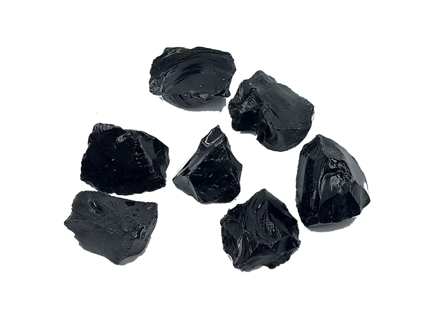 Rough Black Obsidian