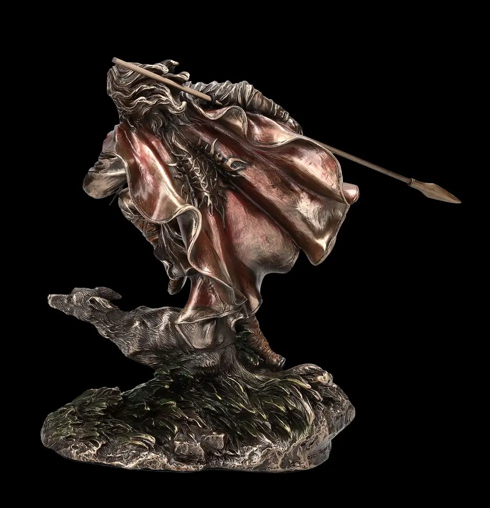 Thumbnail: Celtic Lugh Bronze Figurine 20.5cm