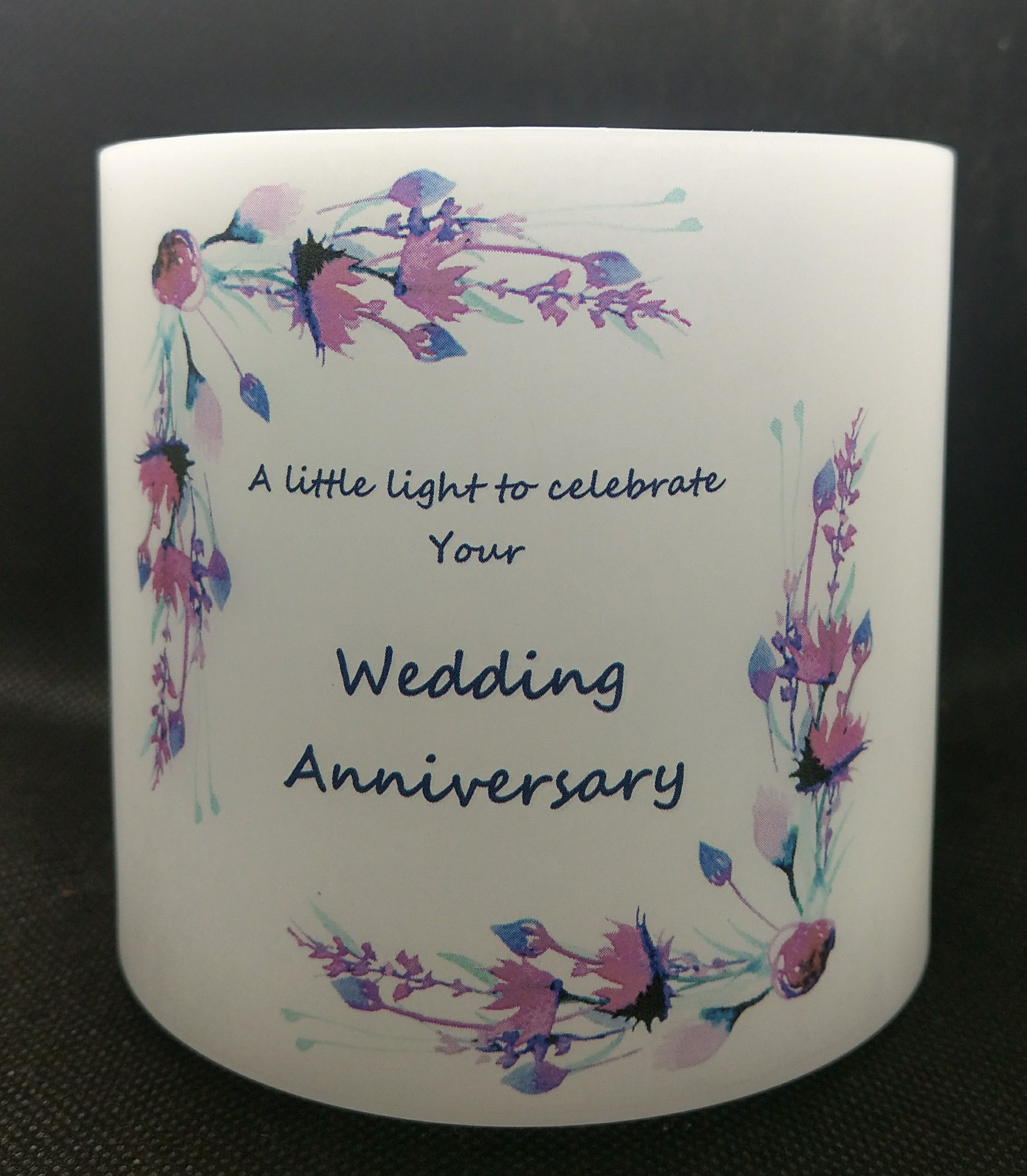 Personalised Wedding Anniversary Candle Lantern
