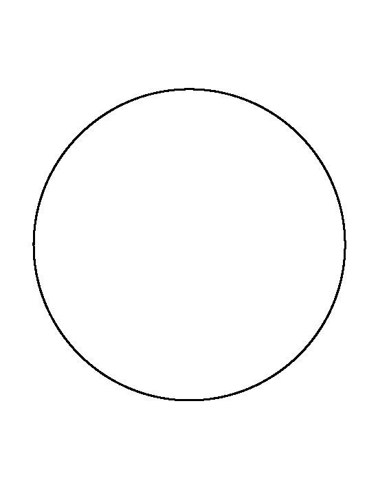 An open circle