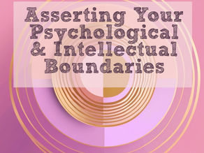 asserting your intellectual boundaries