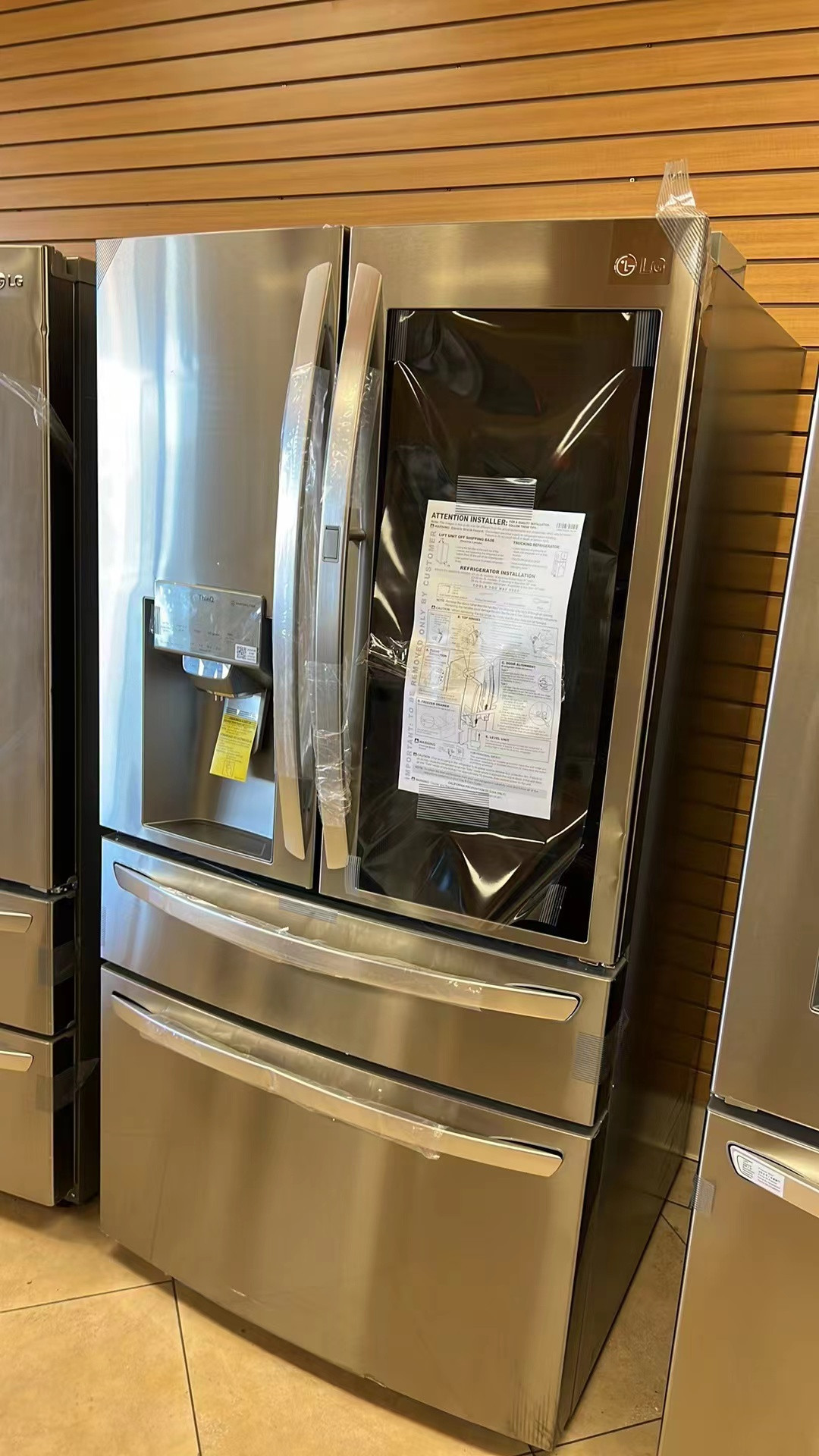 30 cu. ft. Smart wi-fi Enabled InstaView Door-in-Door Refrigerator with Craft