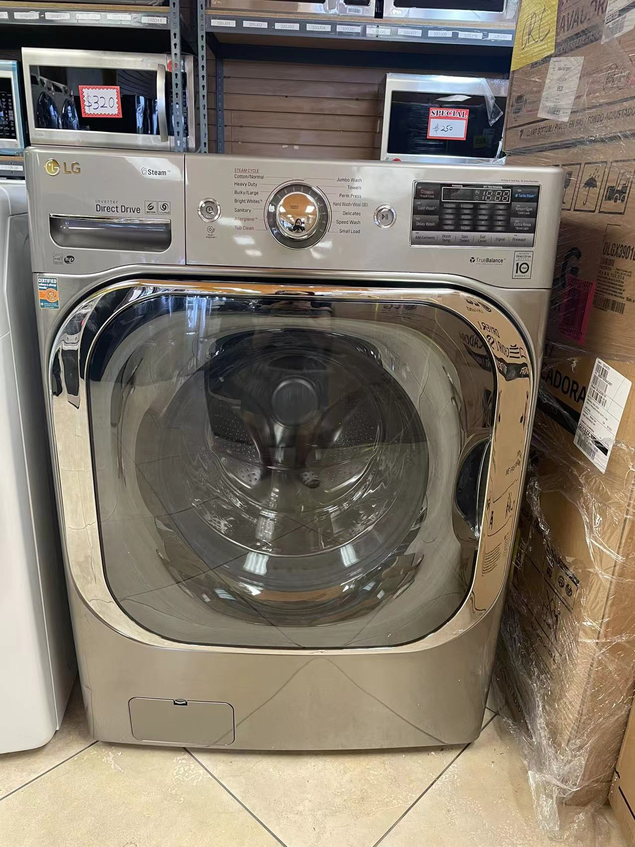 5.2 cu. ft. Mega Capacity TurboWash Washer
