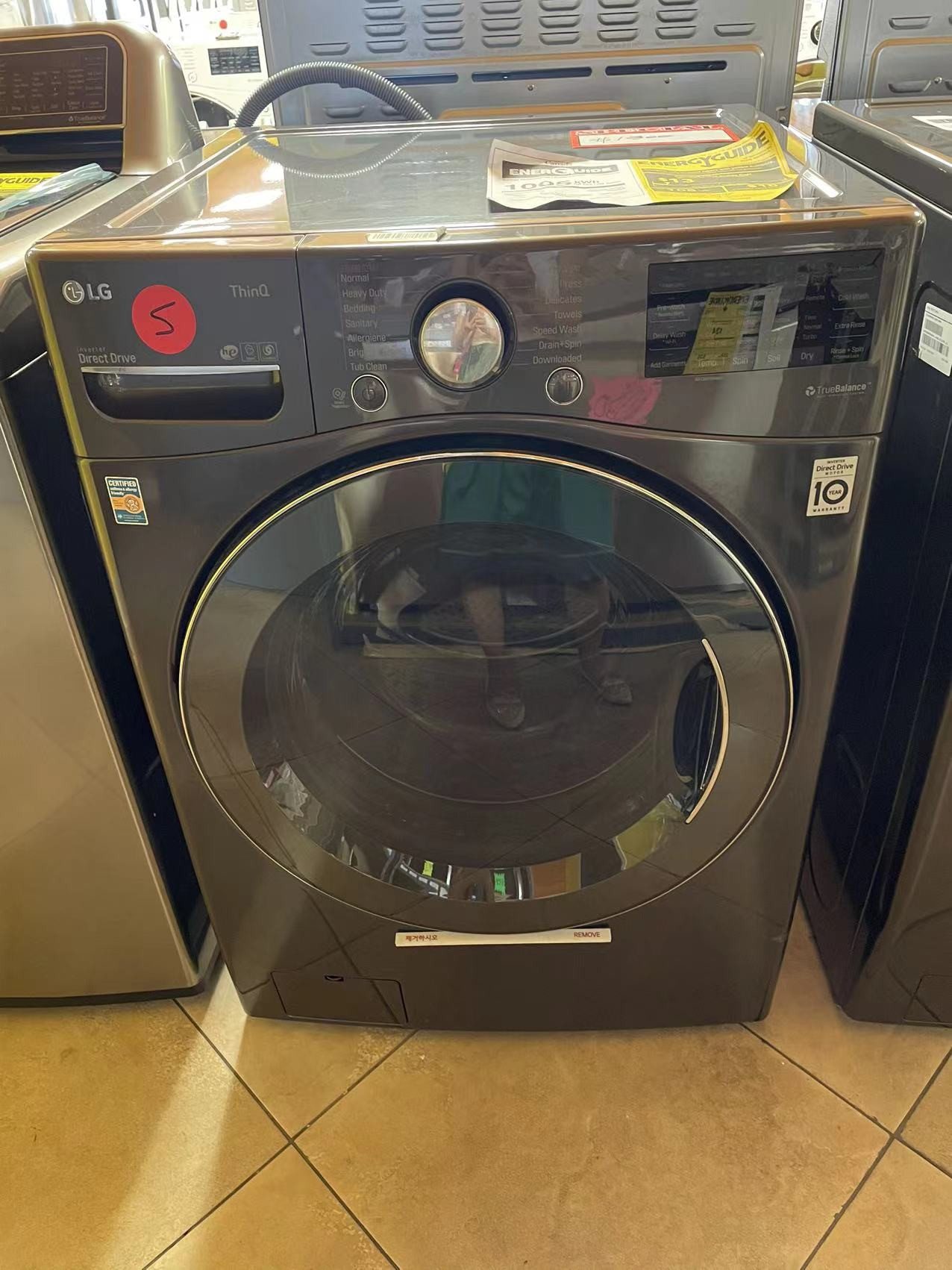 4.5 cu.ft. Smart Wi-Fi Enabled All-In-One Washer/Dryer with TurboWash Technology