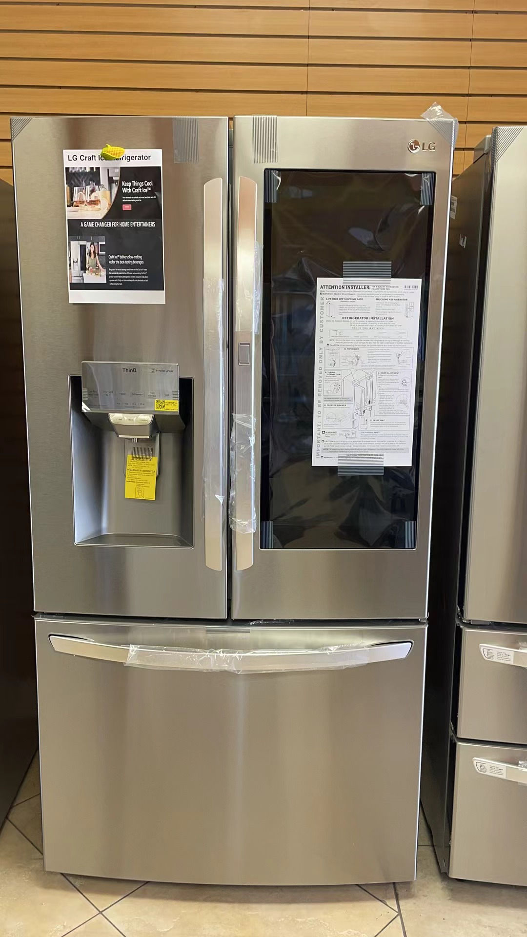 24 cu. ft. Smart wi-fi Enabled InstaView Door-in-Door Counter-Depth Refrigerat