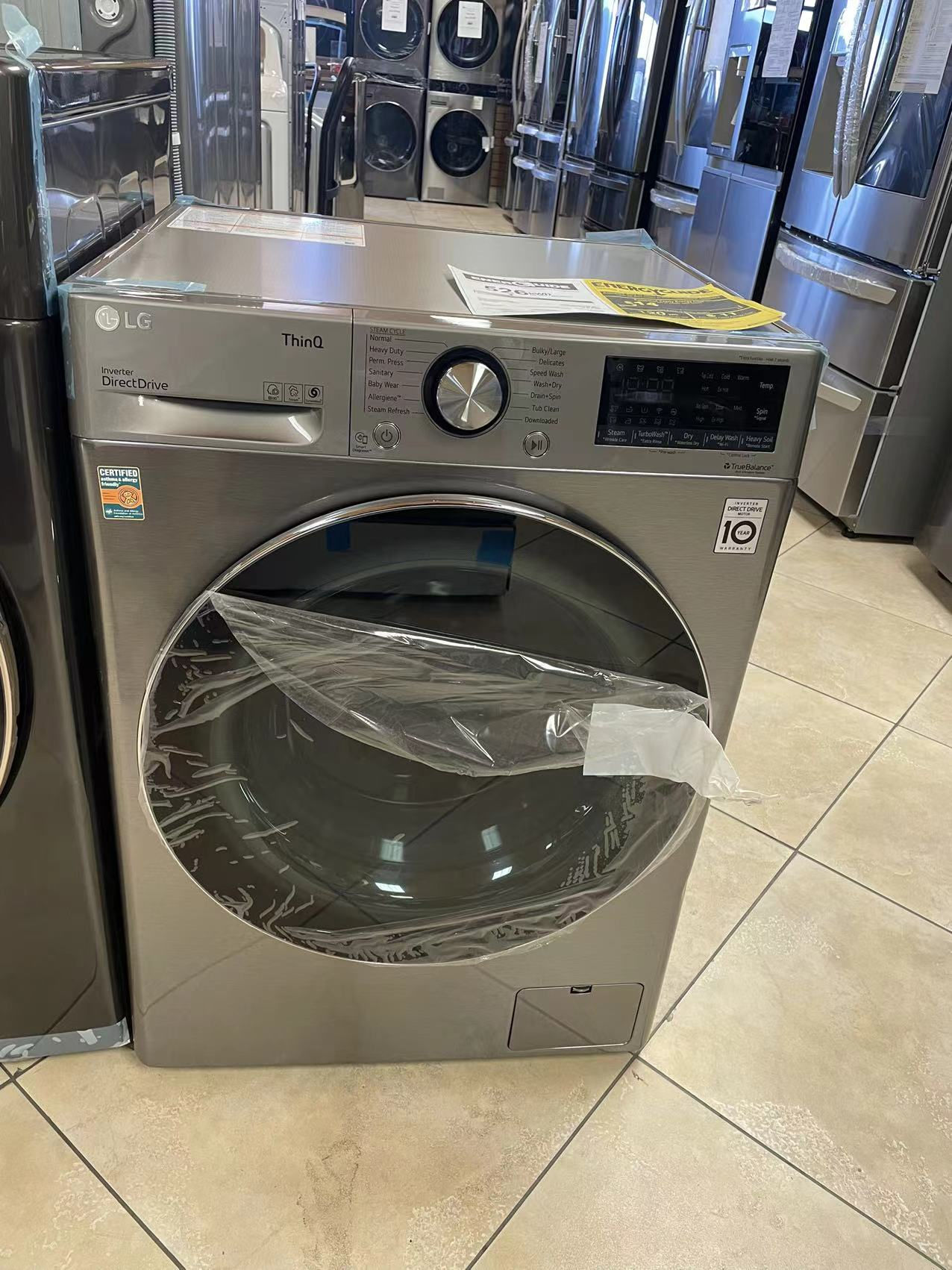 4.5 cu.ft. Smart Wi-Fi Enabled All-In-One Washer/Dryer with TurboWash Technology