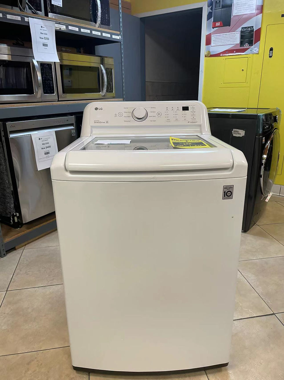 4.5 cu. ft. Ultra Large Capacity Top Load Washer with TurboDrum