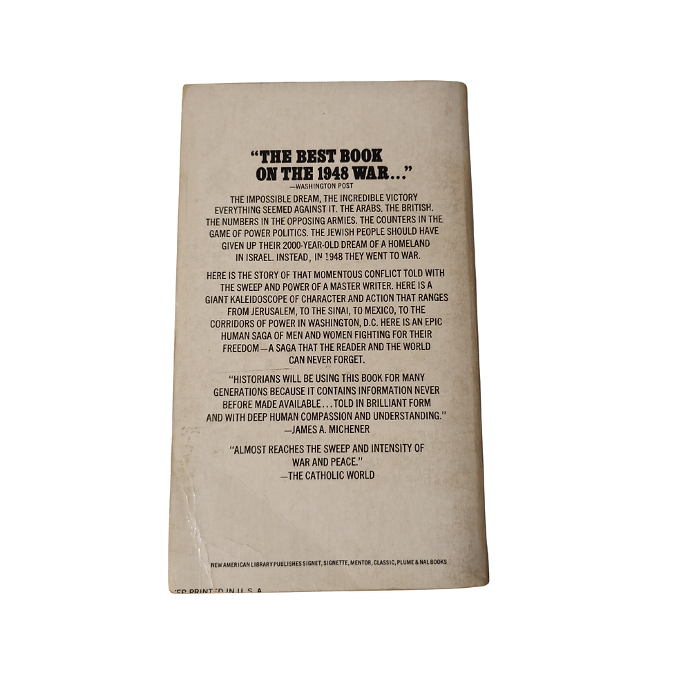 Thumbnail: Genesis 1948 The First Arab-Israeli War Dan Kurzman 1970 Paperback
