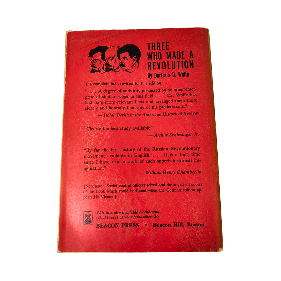 Thumbnail: Three Who Made a Revolution 1959 1st Ed
