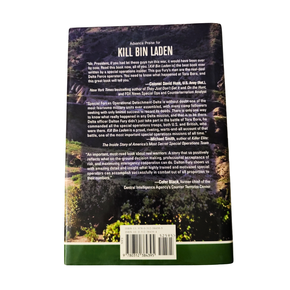 Thumbnail: Kill Bin Laden Dalton Fury Hardcover 1st Ed 1st Print