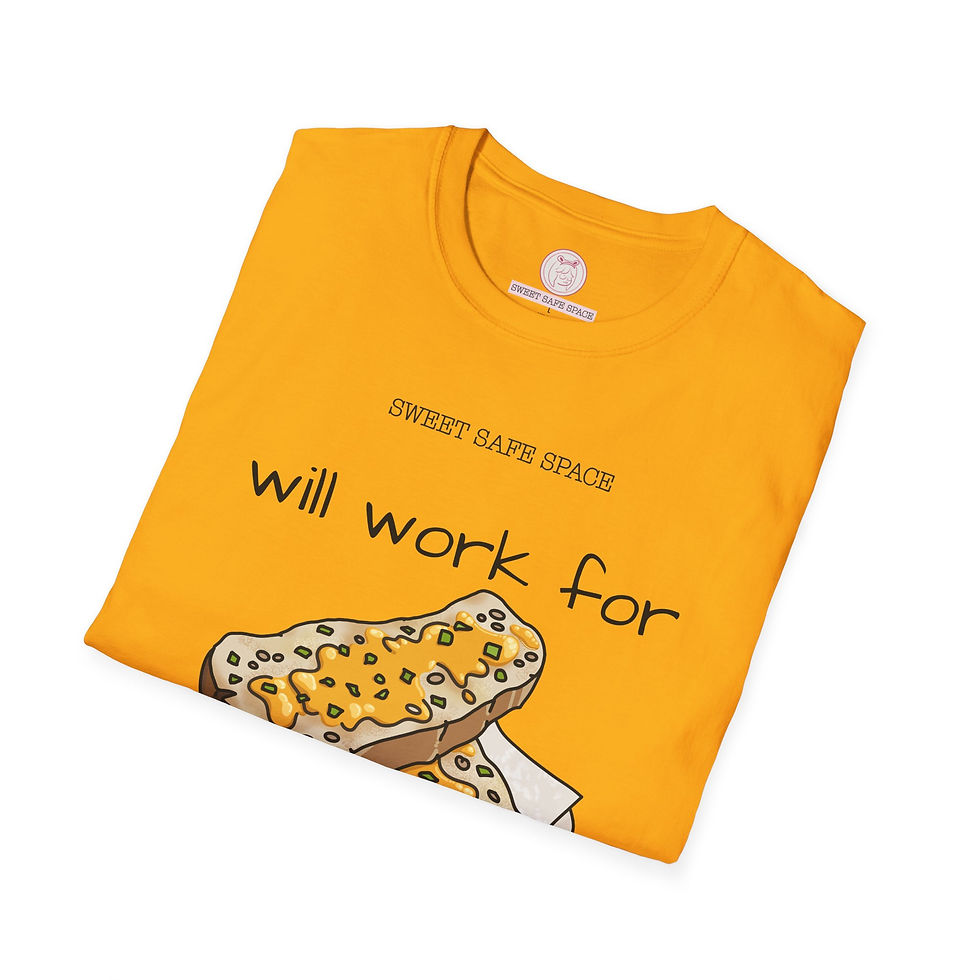 Thumbnail: Will Work for Garlic Bread - Unisex T-Shirt (5 Colors)