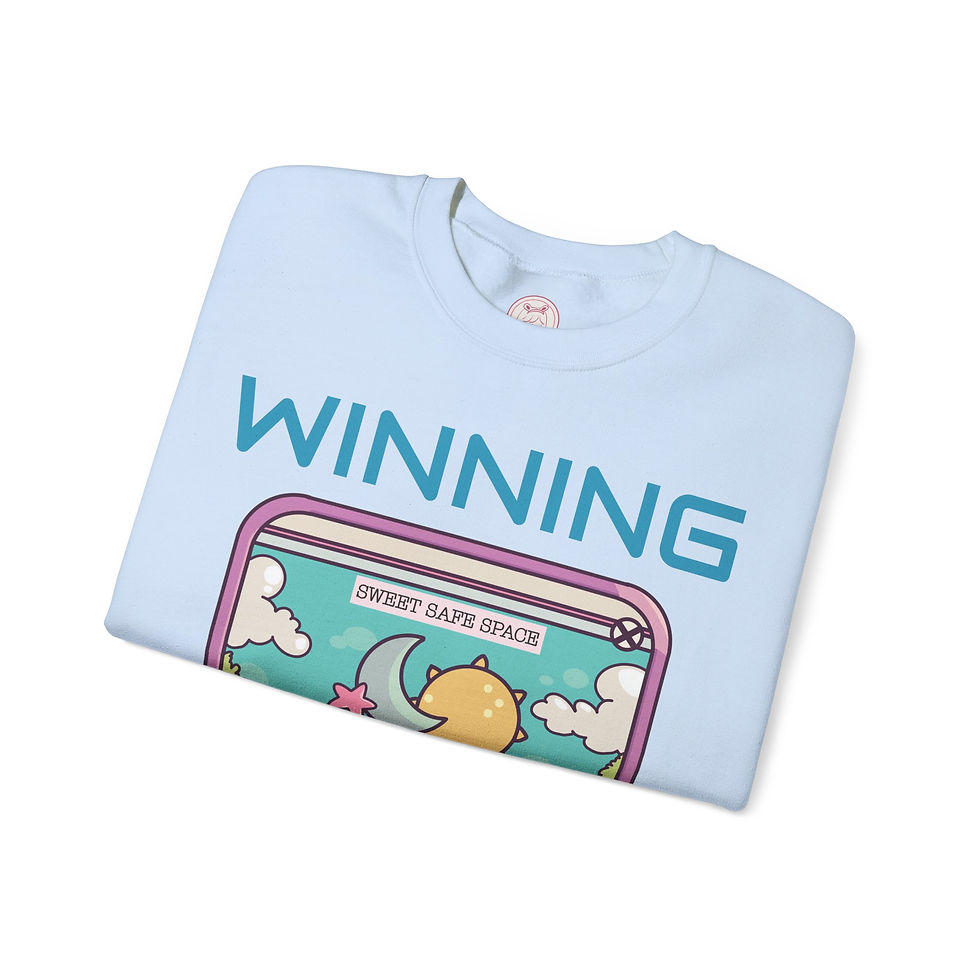 Thumbnail: Gamers Monitor - Winning Where It Counts  - Unisex Kawaii Sweatshirt (5 Colors)