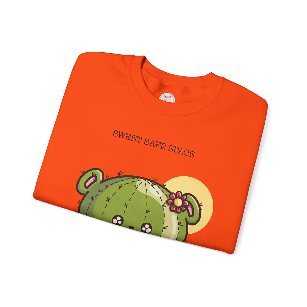 Thumbnail: Sunny Cactus Bear - Unisex Kawaii Sweatshirt (6 Colors)