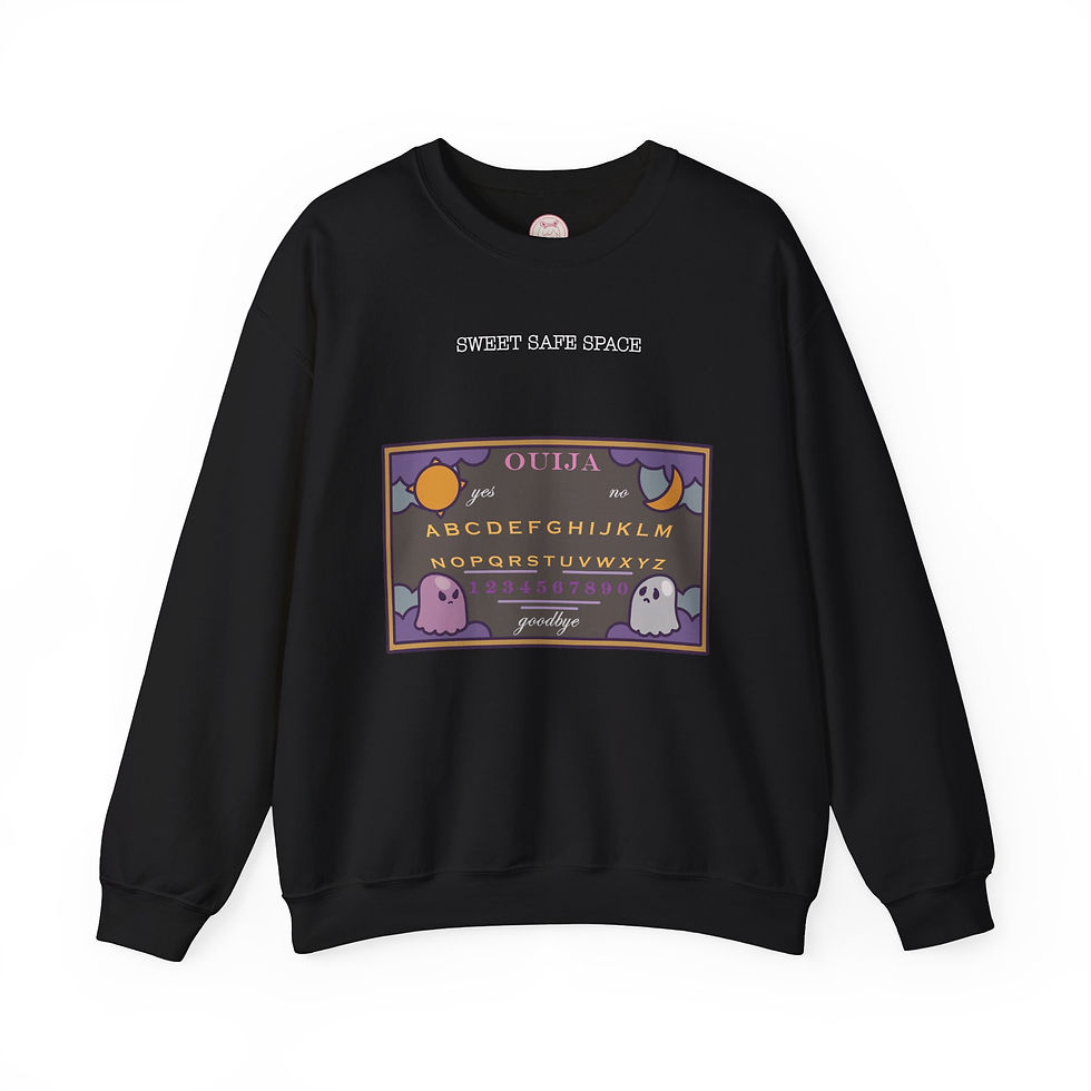 Thumbnail: Ouija Board - Purple Edition - Unisex Kawaii Sweatshirt (5 Colors)