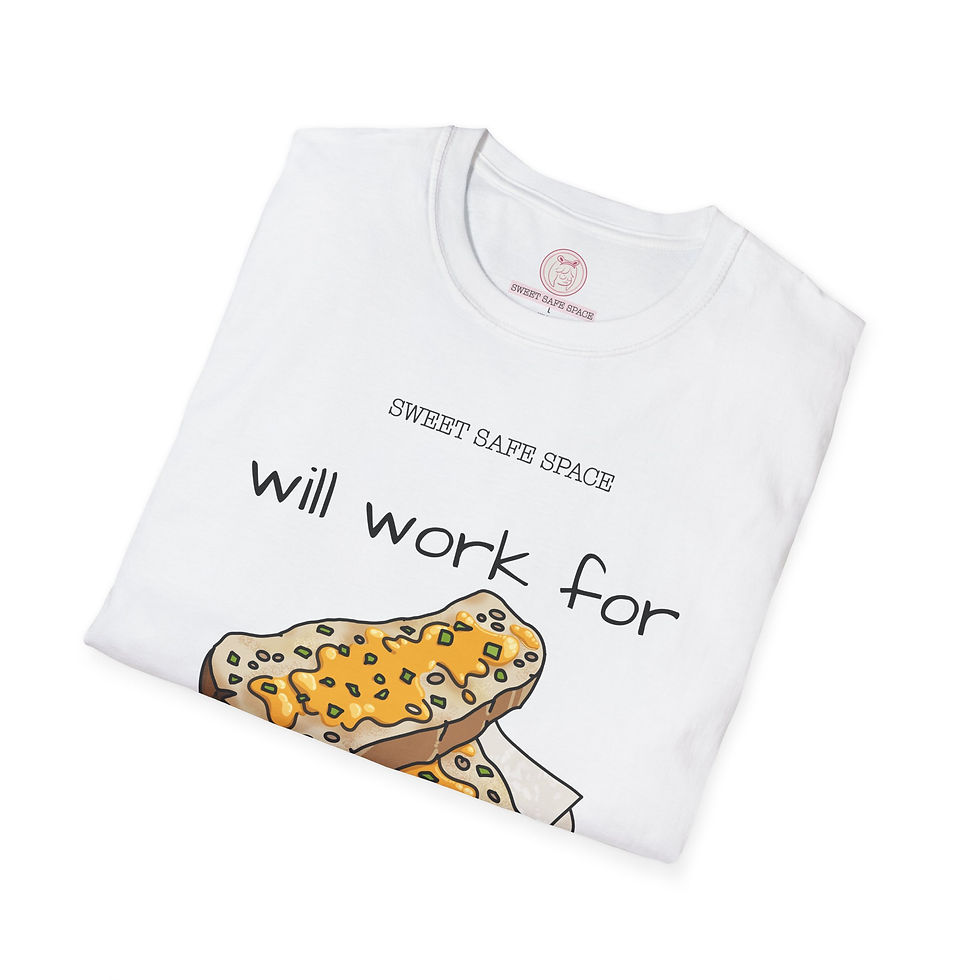 Thumbnail: Will Work for Garlic Bread - Unisex T-Shirt (5 Colors)
