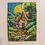 Thumbnail: ACEO - Whimsical Kitty Cottage - Collectible Original Art
