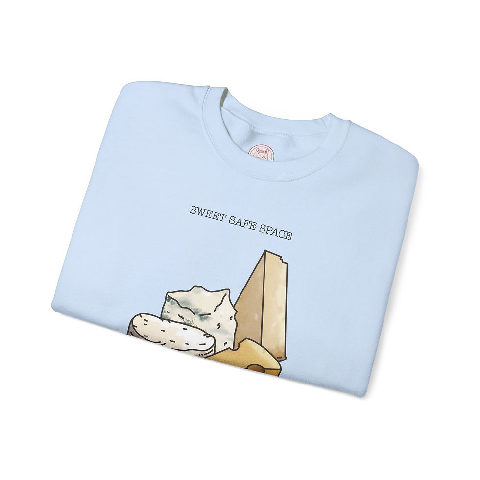 Thumbnail: Convert to Cheesetianity - Unisex Kawaii Sweatshirt (5 Colors)