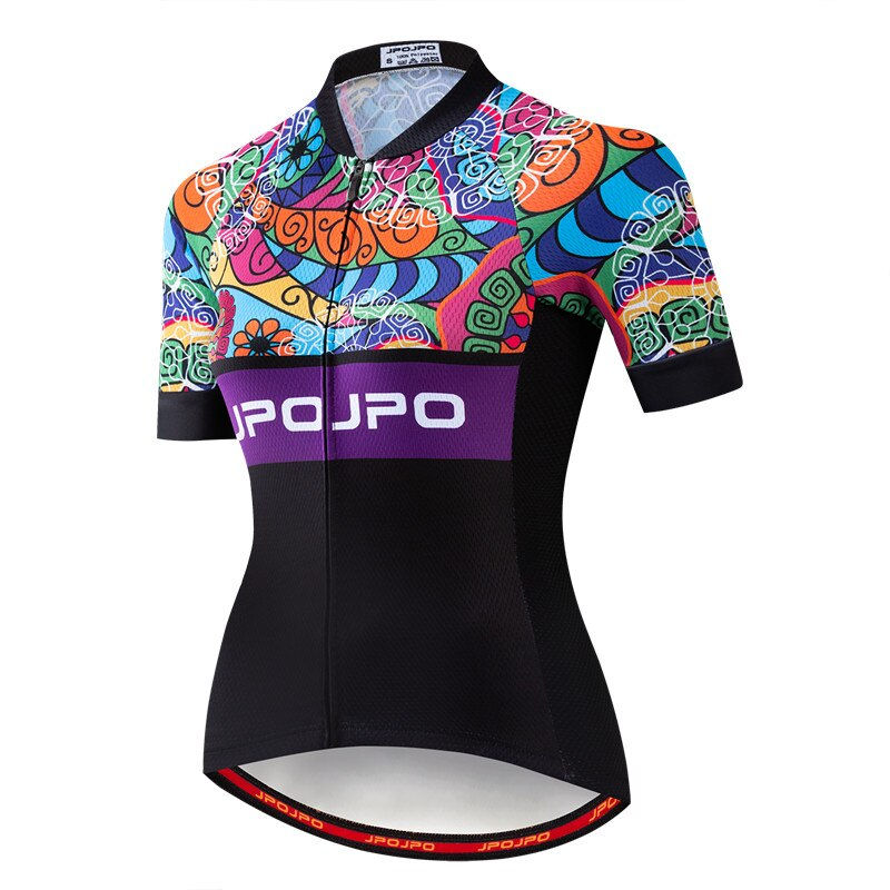 Miniatura: Women Cycling Jersey Short Sleeve Racing Sport MTB Bike Jersey Cycling Shirt Pro