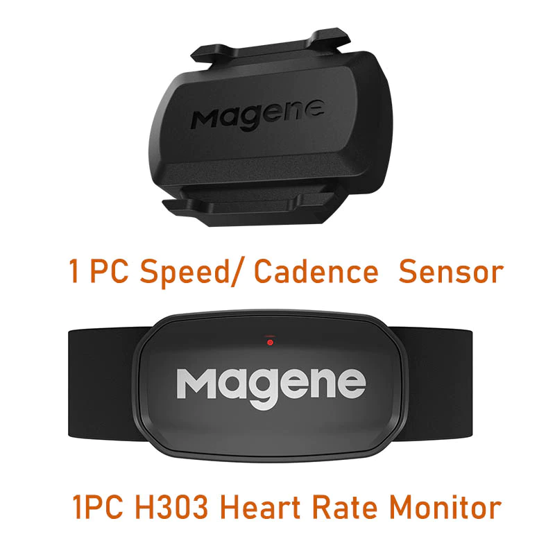 Miniatura: Magene S3+ Speed Cadence Sensor ANT+ Bluetooth Computer Speedmeter Dual Sensor