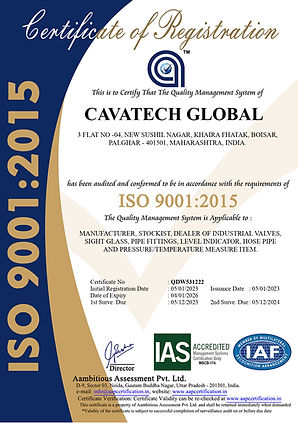 Cavatech Global is a Well Known Manufacturer Dealer & Authorized Stockiest Of Industrial Valves, Level Indicators, strainers,