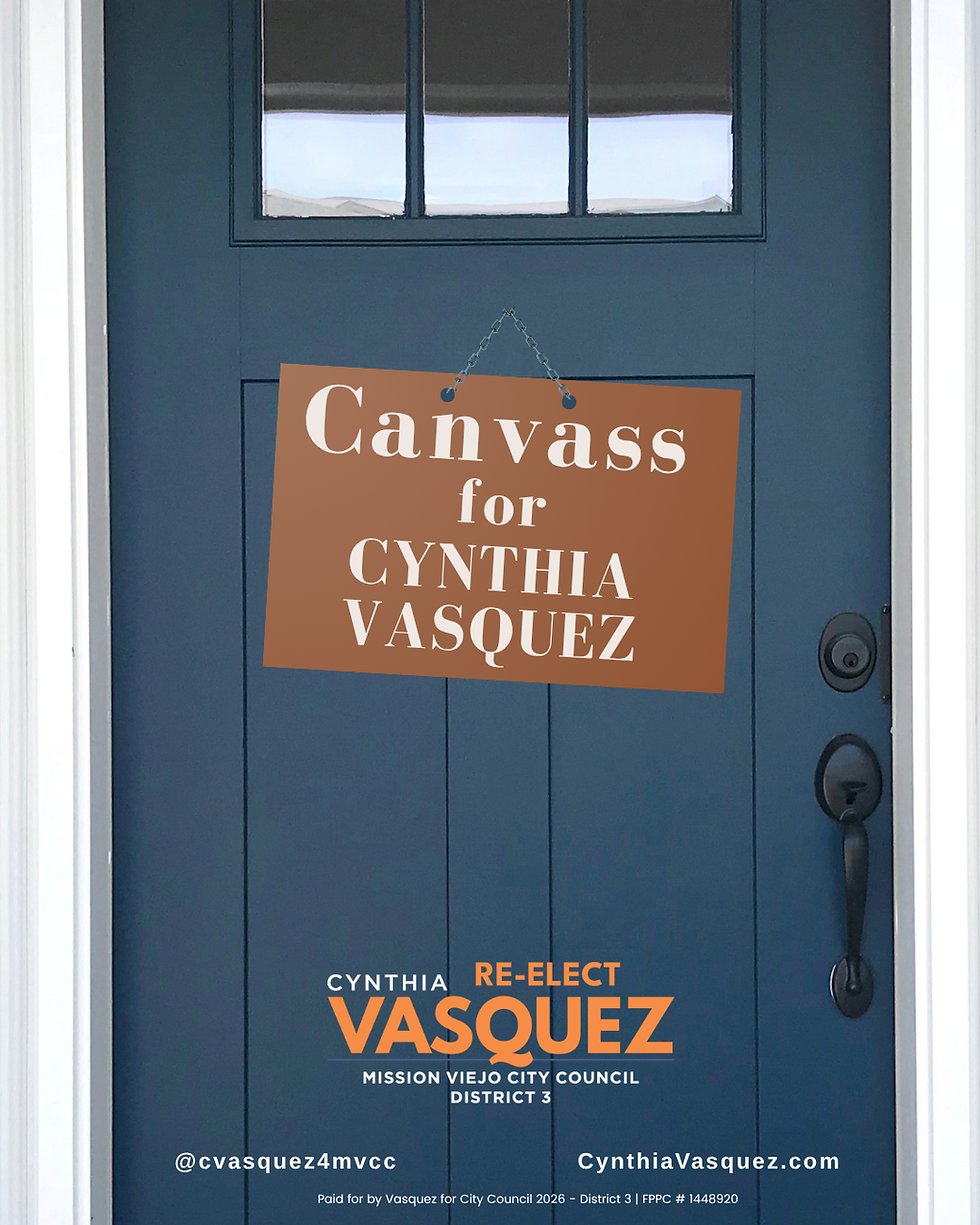 Canvass to Re-Elect Cynthia Vasquez!