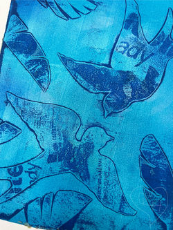 geli plate mono print