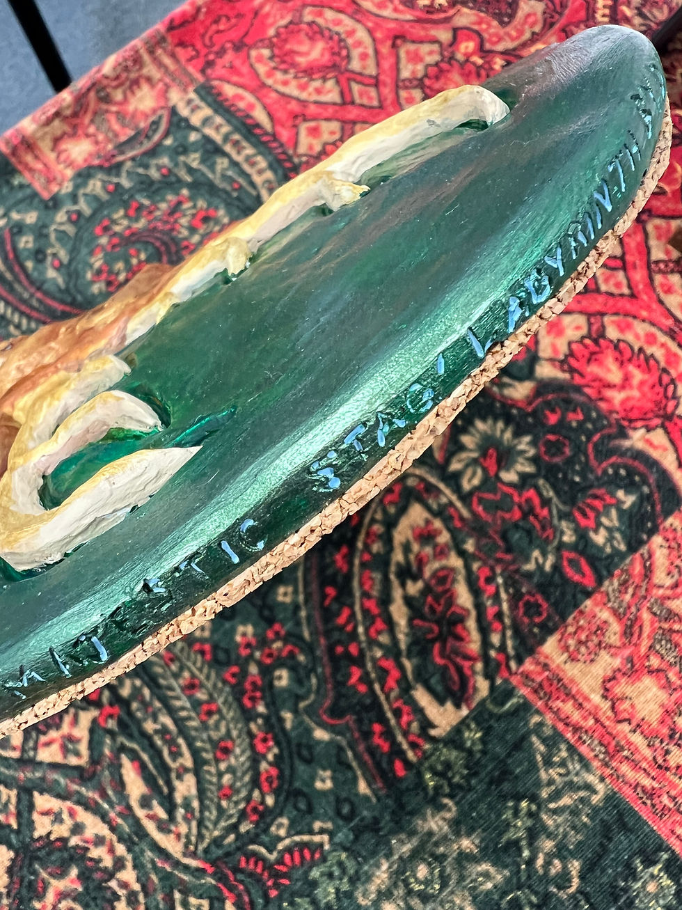 Thumbnail: 'Majestic Stag' Labyrinth,Hand Painted, Original Design, 1st cast