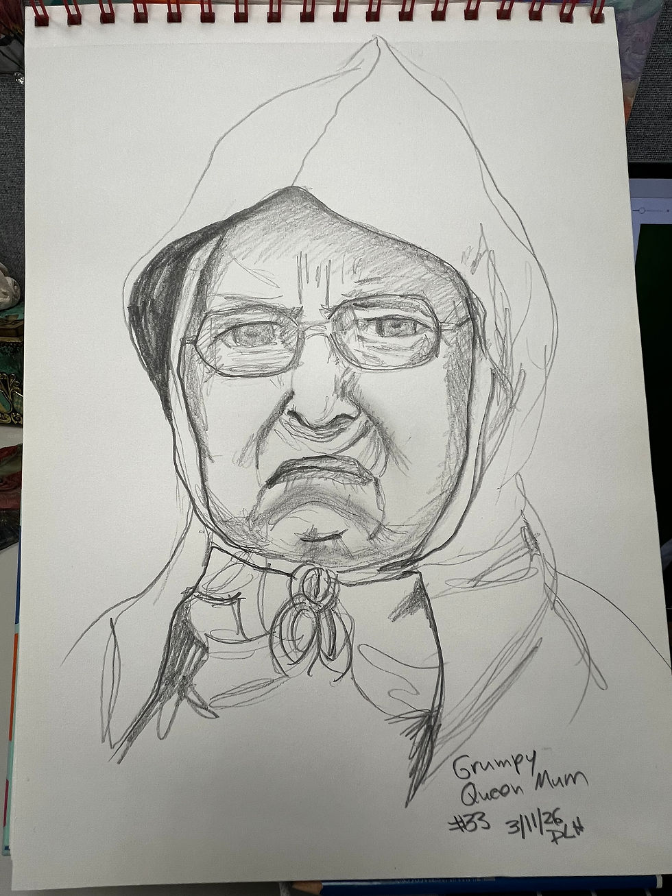 Thumbnail: Graphite Portrait Drawing