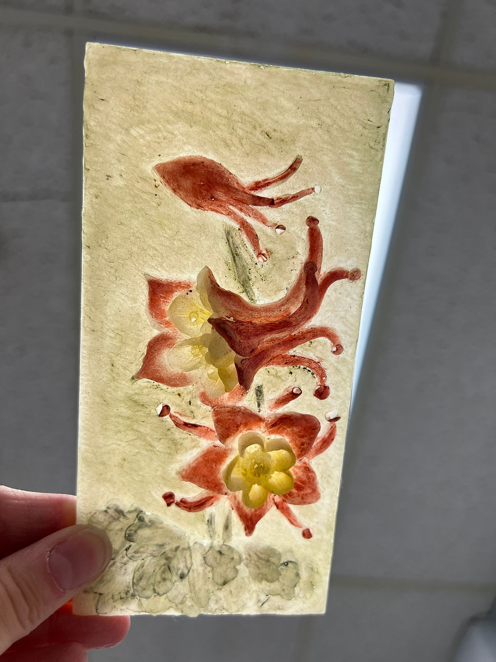 Thumbnail: Fairy Door Tiles (Choice of 3) Originally sculpted, Hand painted
