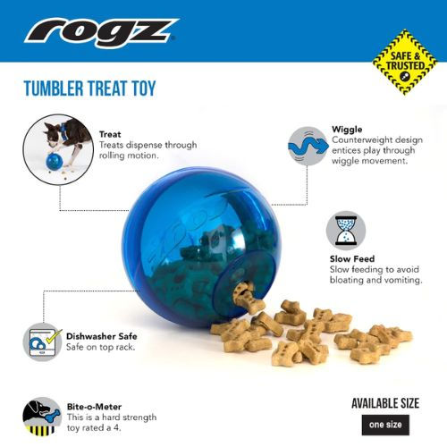 Thumbnail: ROGZ Tumbler Treat Dispenser Toy