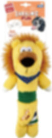 GiGwi Shaking Fun Plush Lion Dog Toy
