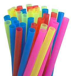 Mixed Colour Straws