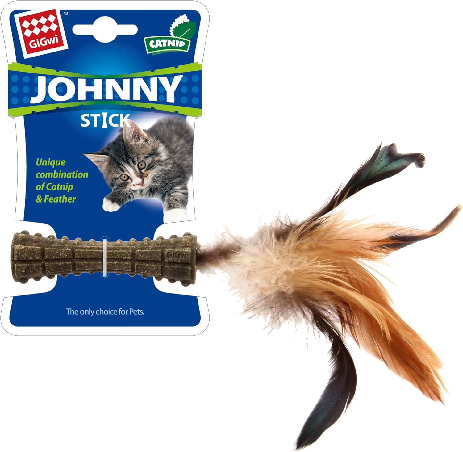Gigwi Catnip Stick With Feather