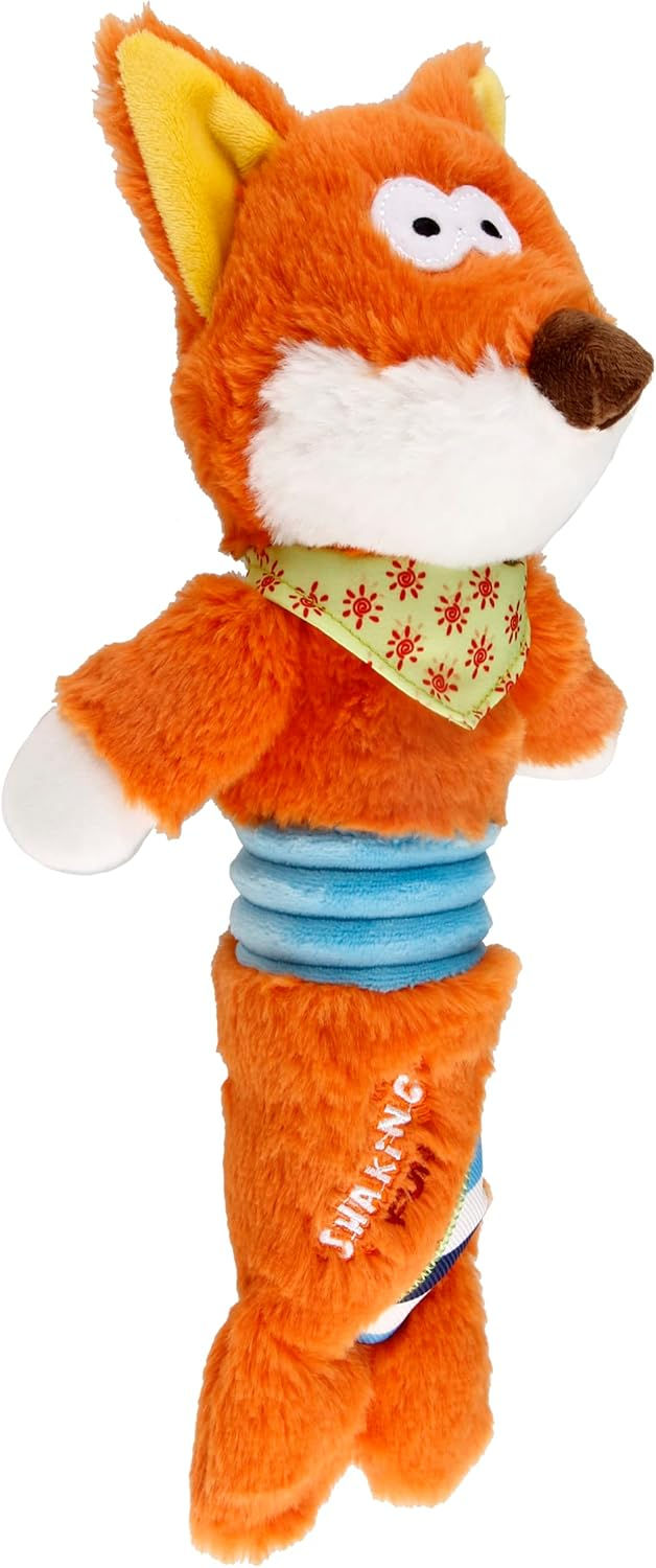 Thumbnail: GiGwi Shaking Fun Fox Plush Dog Toy