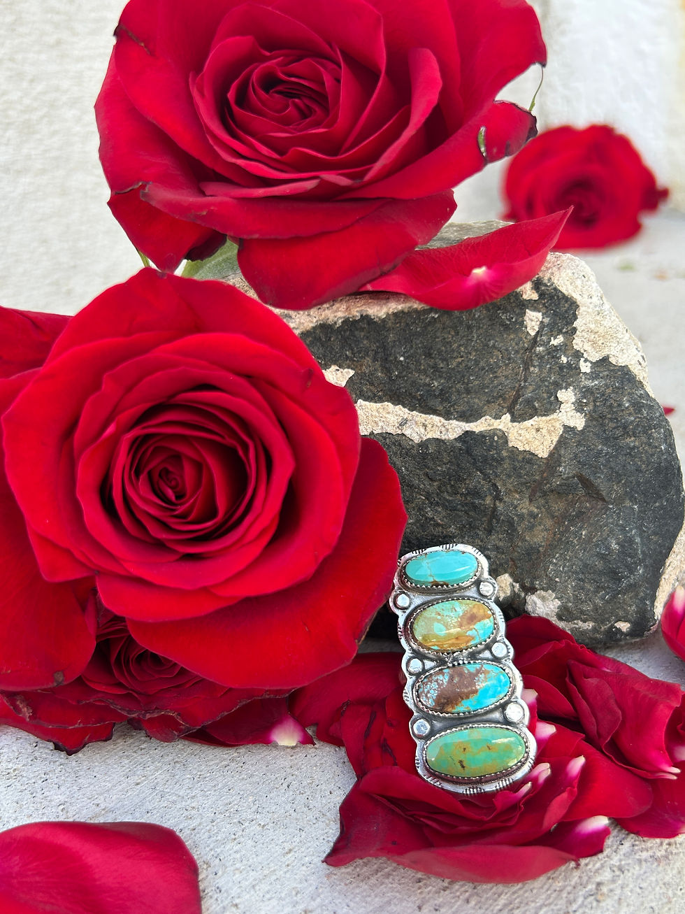 Turquoise Stack Ring.