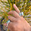 Thumbnail: Heavy Duty Natural Pilot Mountain Turquoise Ring