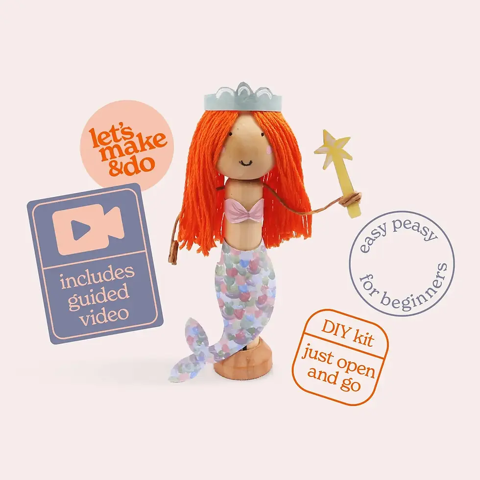 Thumbnail: Create Your Own Peg Doll Kit - Let’s Make & Do