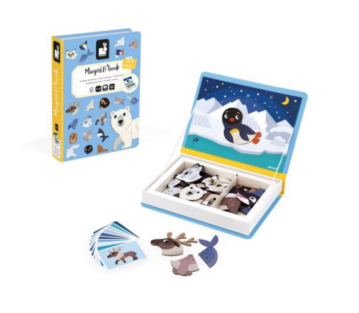 Janod Magnetibook - Polar Animals