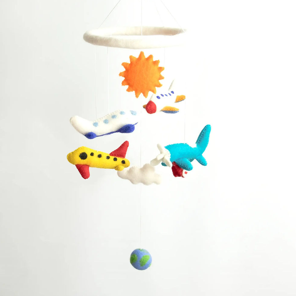 Thumbnail: 100% Wool Mobiles - The Winding Road