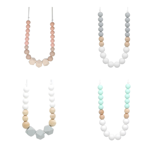 Adult Chew Necklace Glitter Spice Groovy Mama