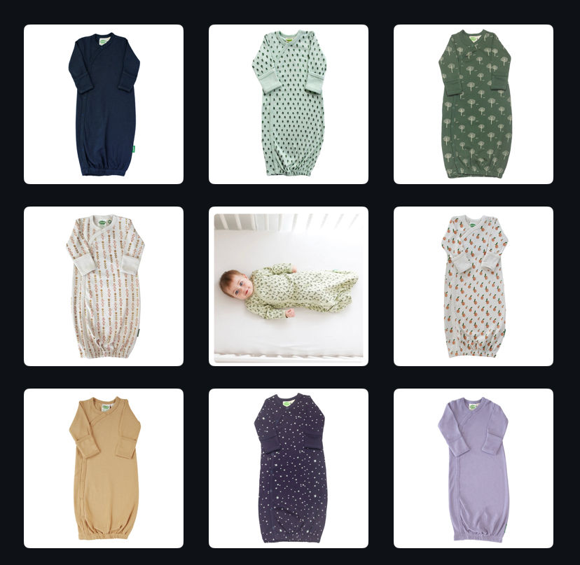 Kimono Gowns Parade Organics