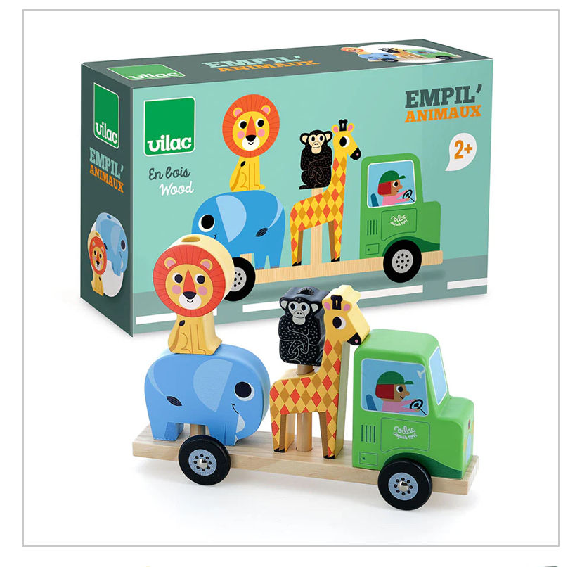 Stacking Animal Truck - Vilac